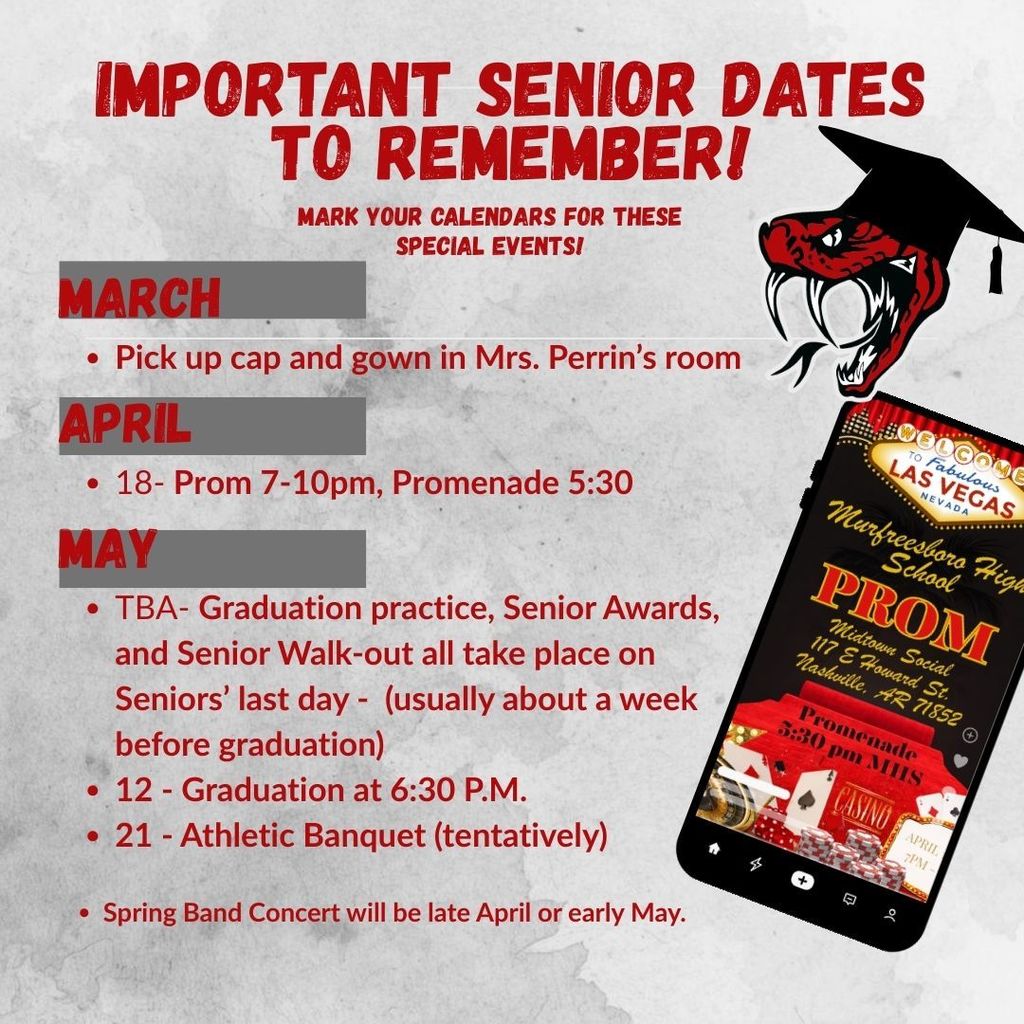Senior Parent info