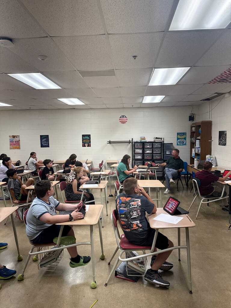 Coach Martin's 5th grade class!