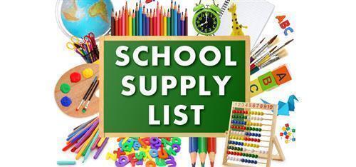 school supply list