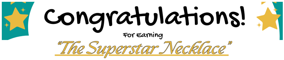 Congratulations to Franklin Superstar Necklace Recipients!