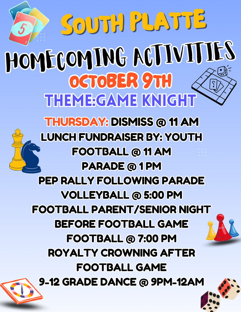 HOCO 2025 Thursday Schedule