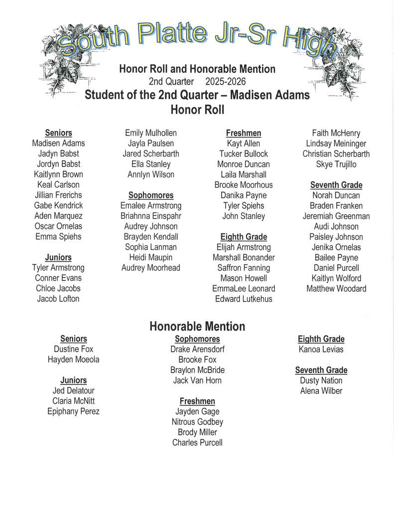 Honor roll