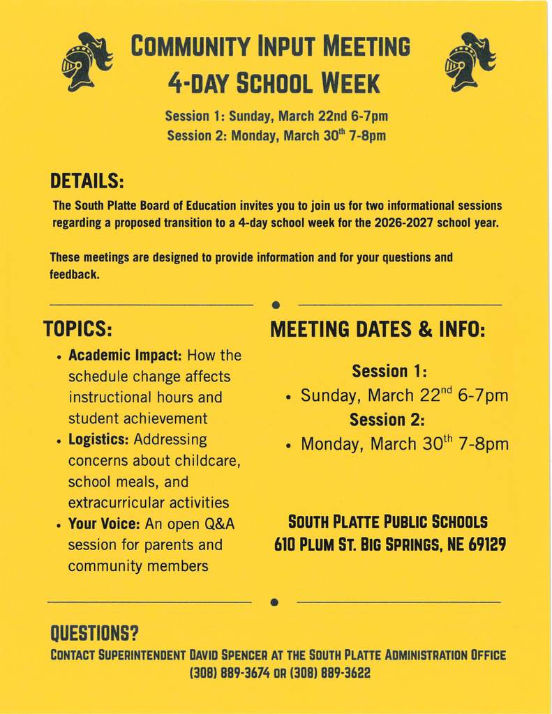 Community Input Meeting