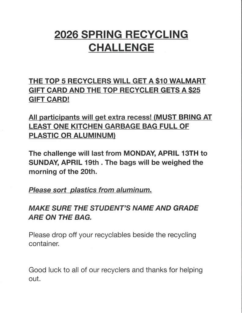 It's time for the 2026 Spring Recycling Challenge