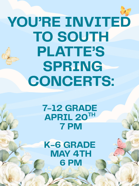 Spring Concert Schedule