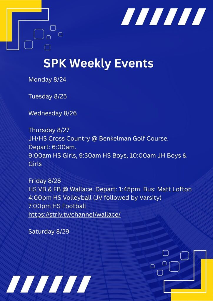 Weekly Events