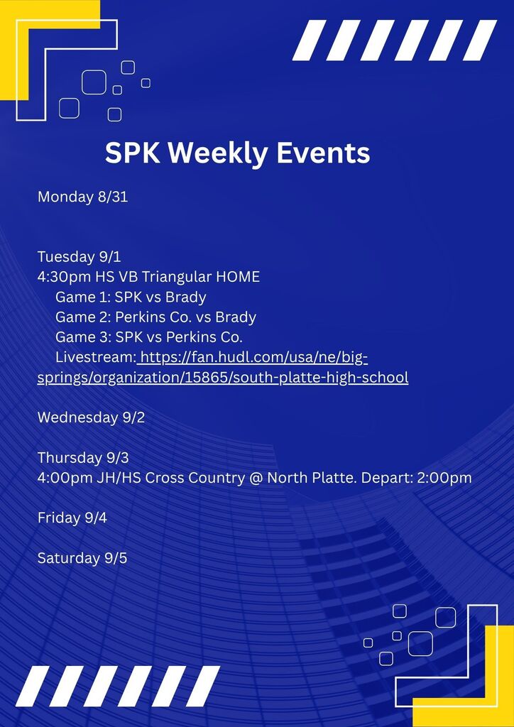 Weekly Events