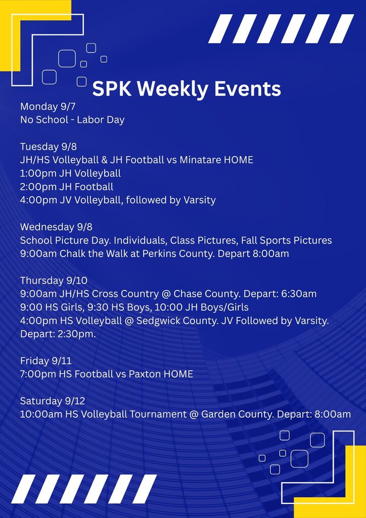 Weekly Events