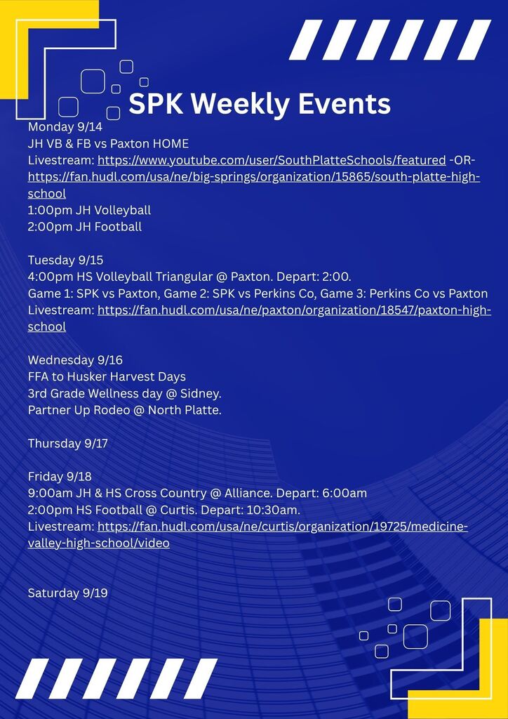 Week of Sep. 14