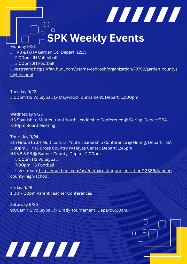 Weekly Events