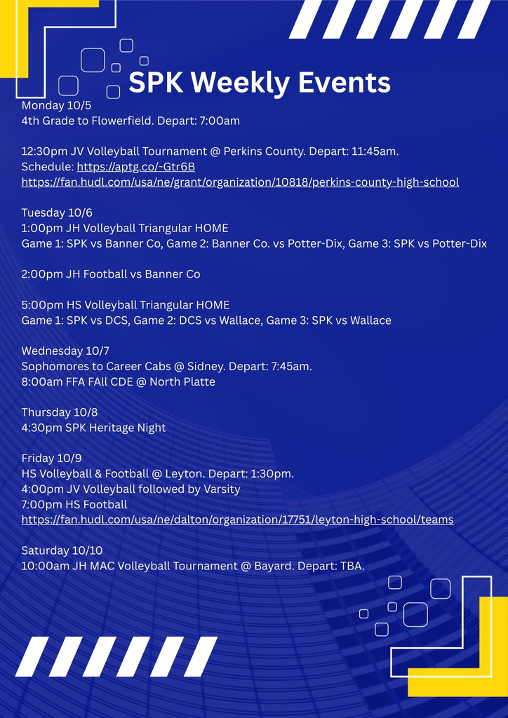 Weekly Events