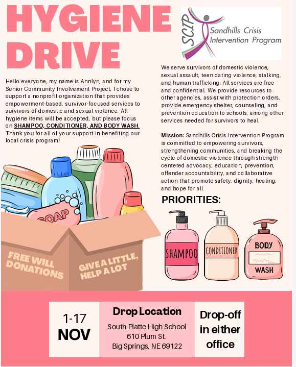 hygiene drive