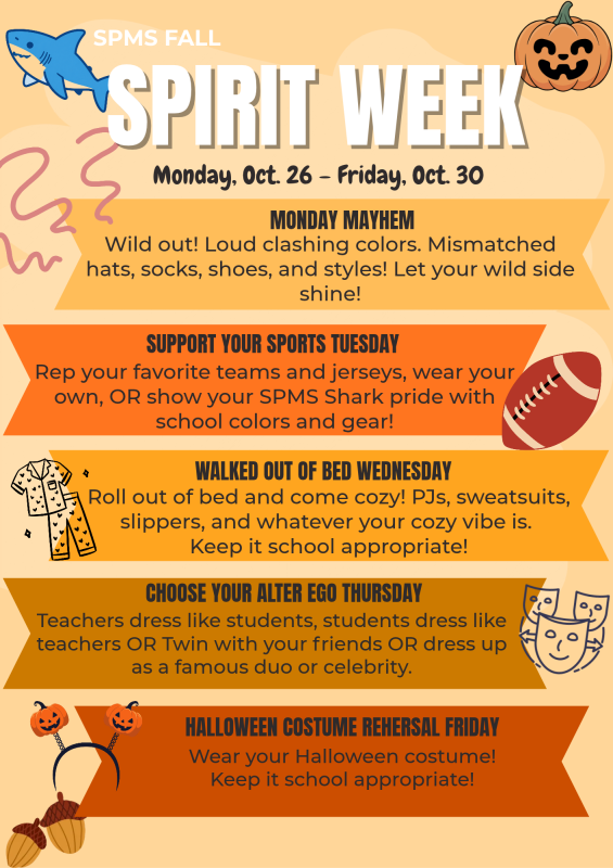 South Portland Middle School - Fall Spirit Week