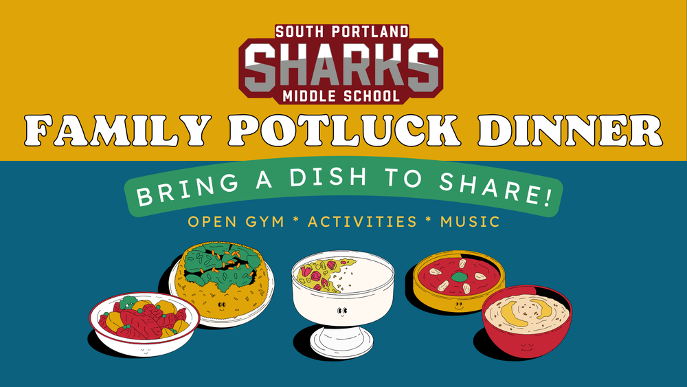 family potluck dinner flyer