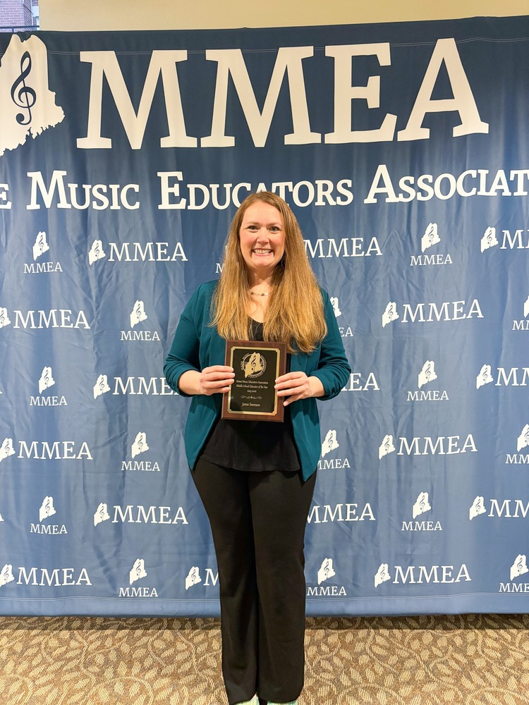 Jamie Swenson, Maine Music Educators Association Educator of the Year for Middle School