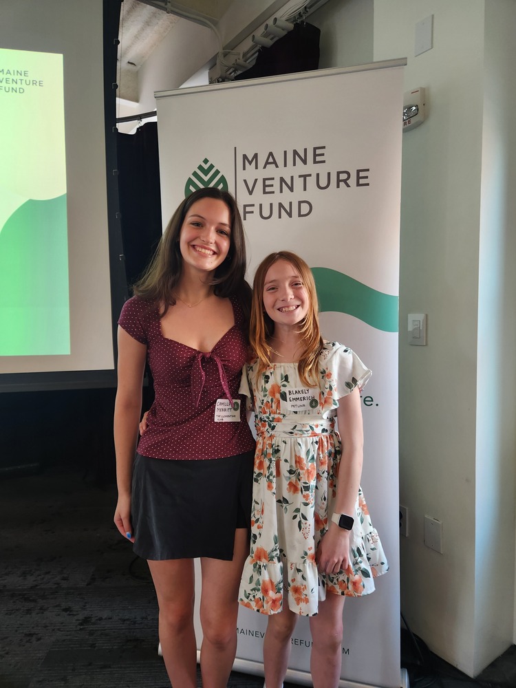 South Portland finalists (Left to right: sophomore Camille Merritt and sixth grader Blakely Emmerich from South Portland schools.)