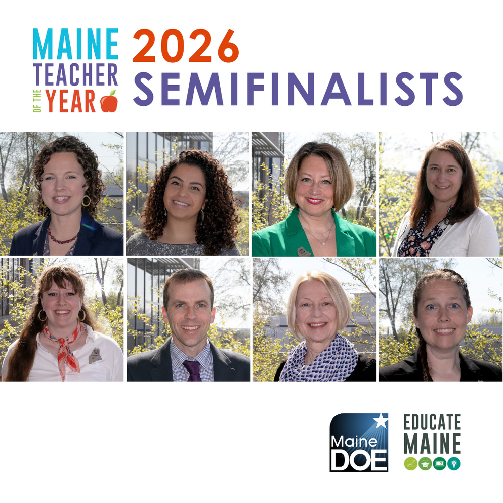 Maine Teacher of the Year 2026 Semifinalists