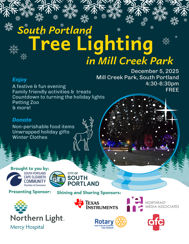 2025 Tree Lighting in Mill Creek Park flyer