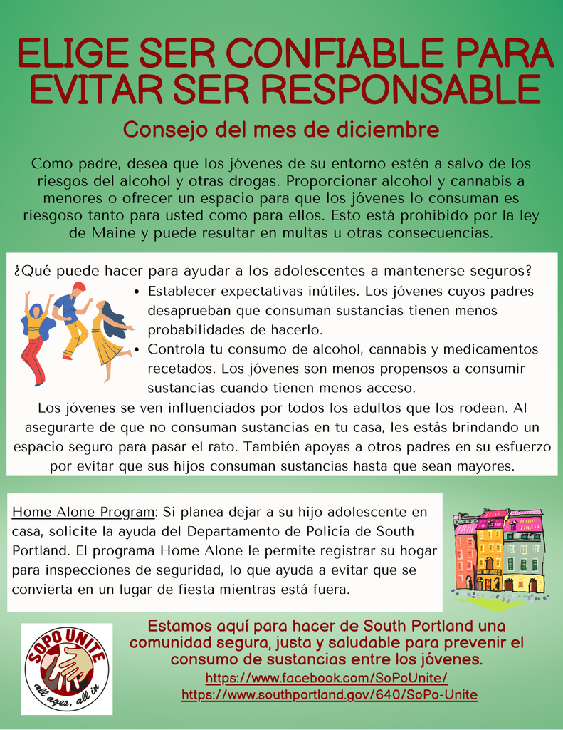 SoPo Unite Tip of the Month December 2025 - Spanish