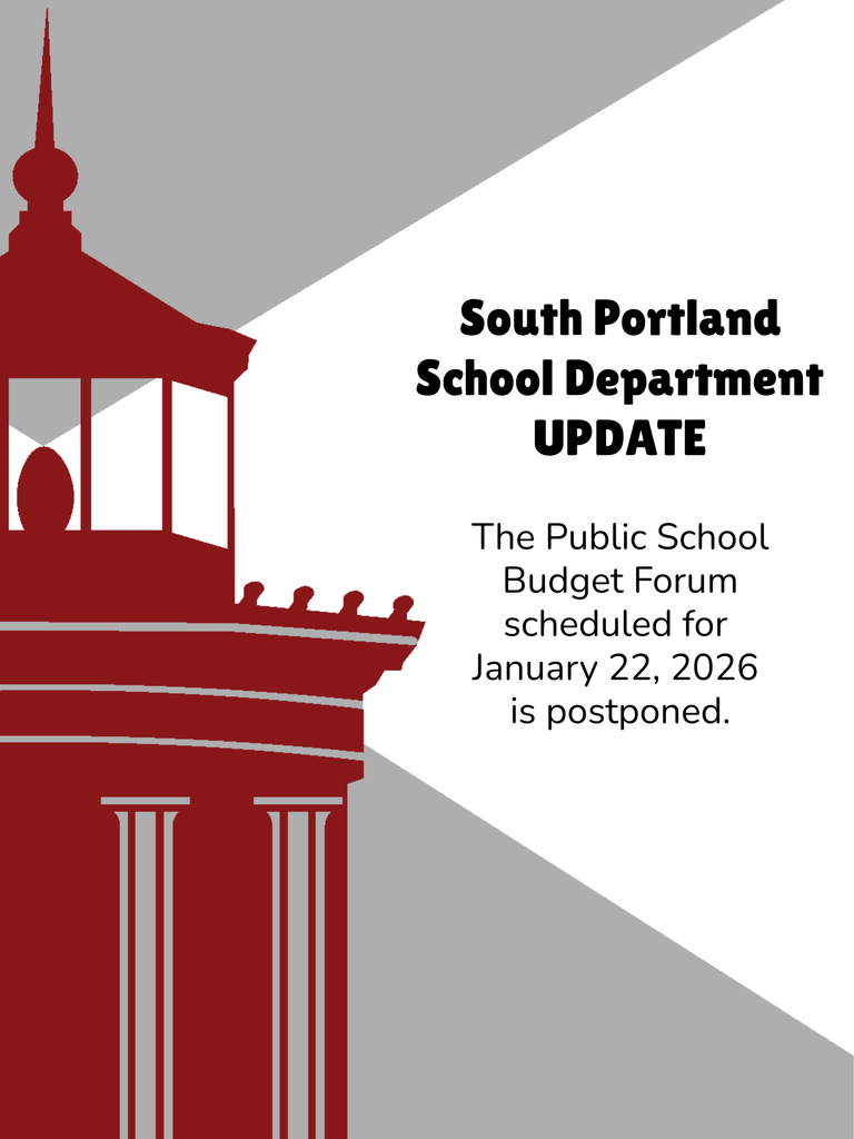 The Public School Budget Forum scheduled for January 22, 2026 is postponed.