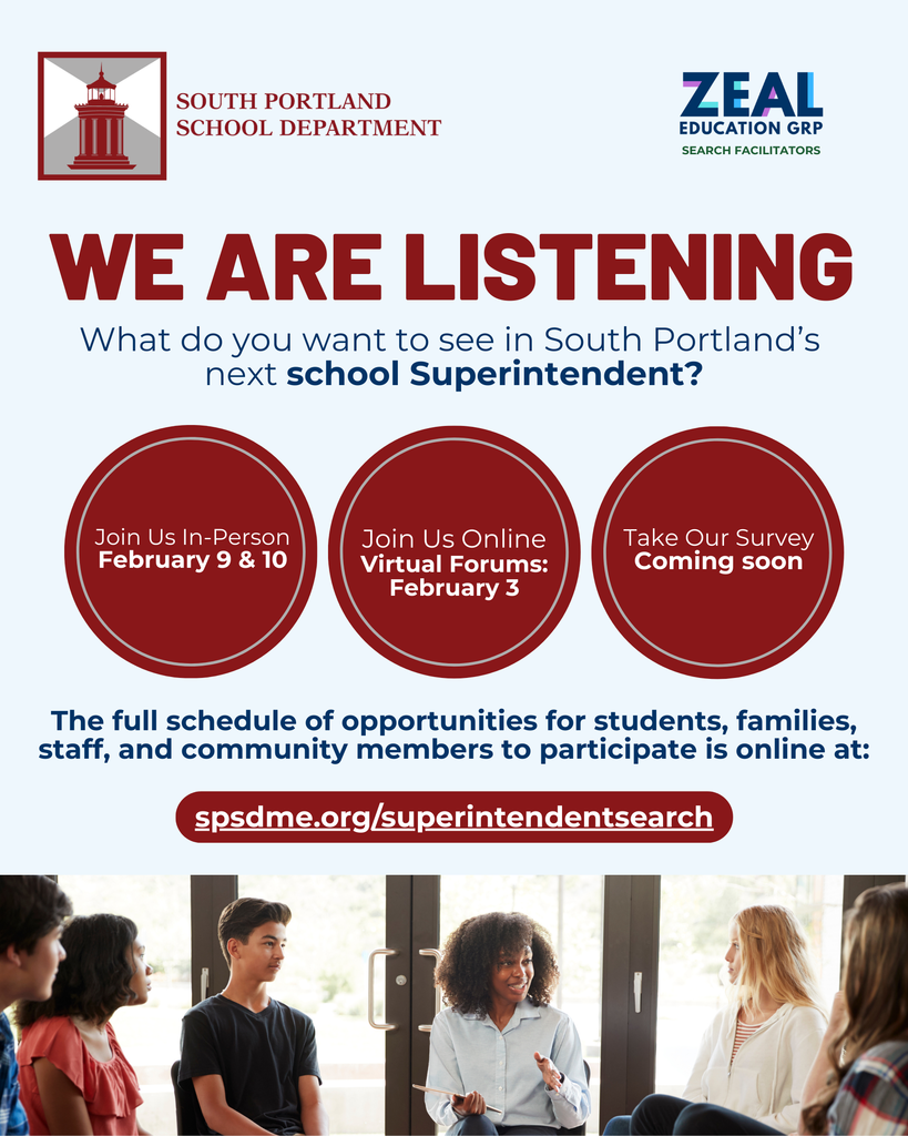 NEW DATES – Superintendent Search Input Sessions: Tuesday, February 3 (Virtual), and Monday and Tuesday, February 9 & 10 (In-person)