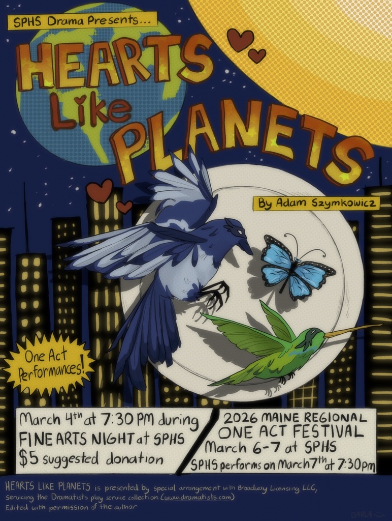 Fine Arts Night & HEARTS LIKE PLANETS at SPHS