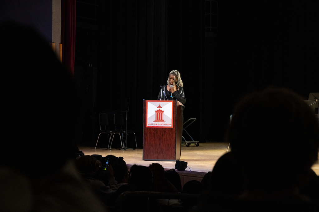 Black History Month Assembly at South Portland High School