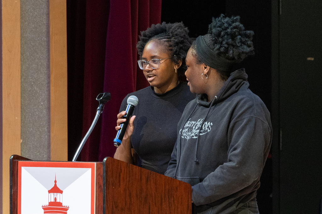 Black History Month Assembly at South Portland High School