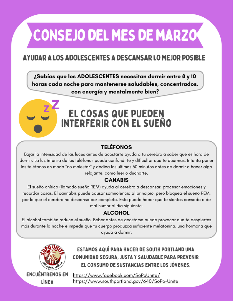 SoPo Unite Tip of the Month March 2026 - Spanish