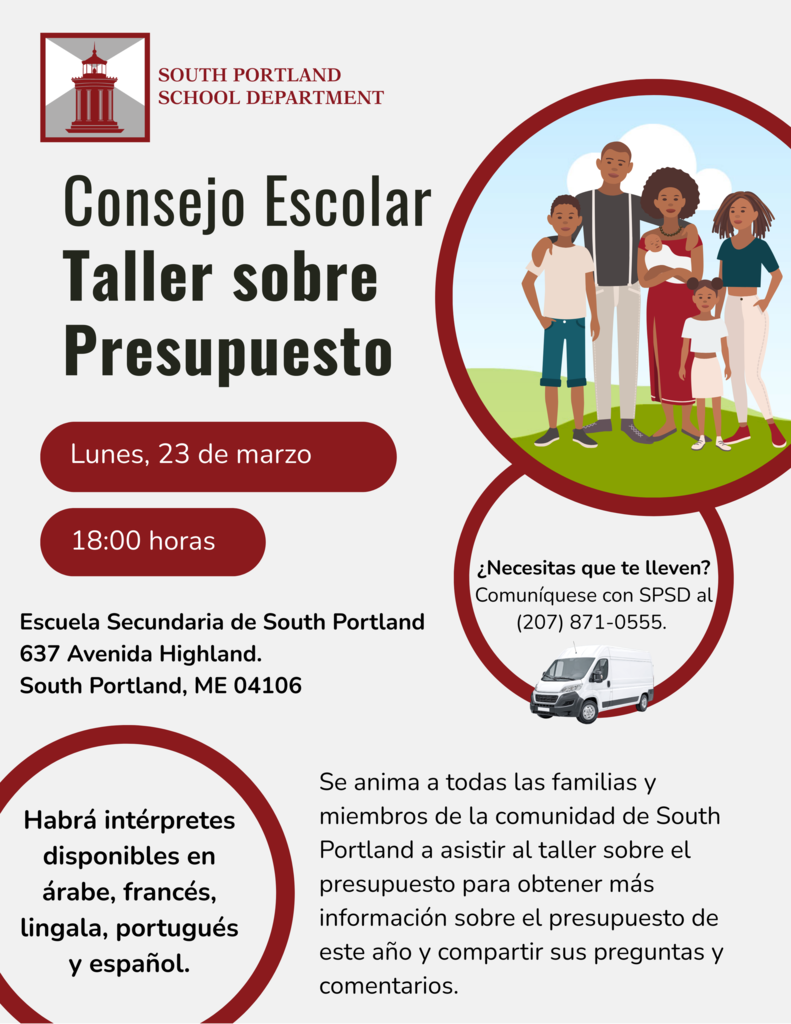 March 23, 2026 Budget Workshop Flyer (Spanish)