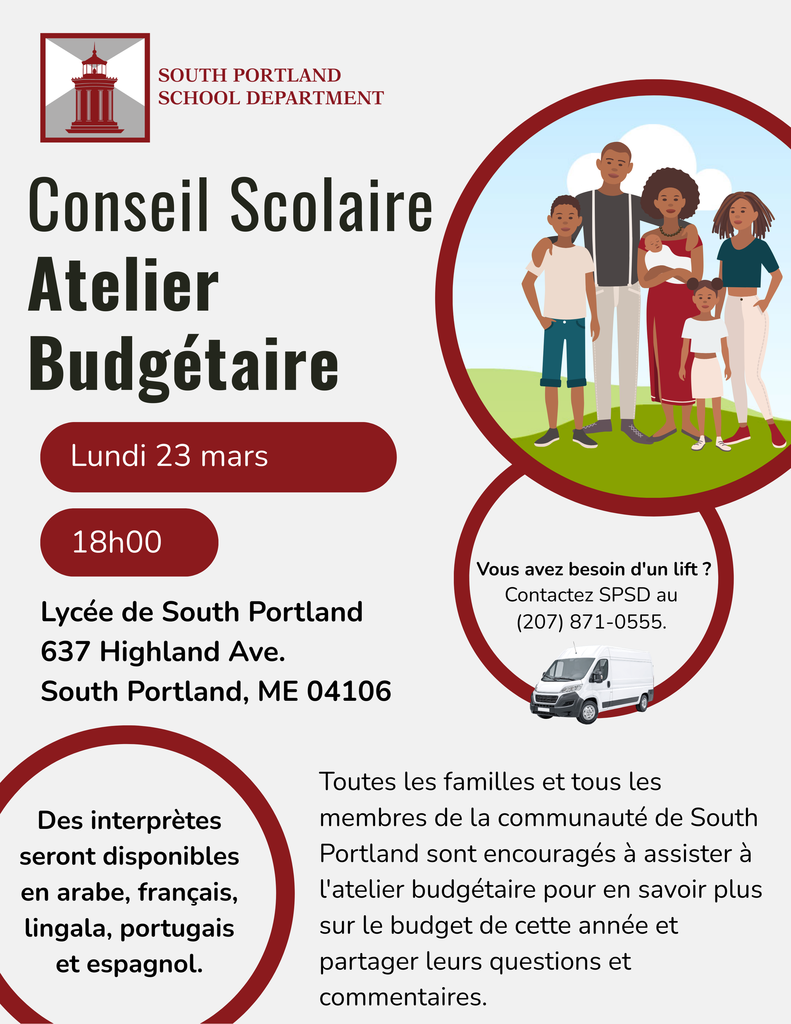 March 23, 2026 Budget Workshop Flyer (French)