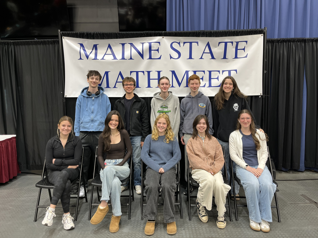 The South Portland High School Math Team at  the Maine State Math Meet