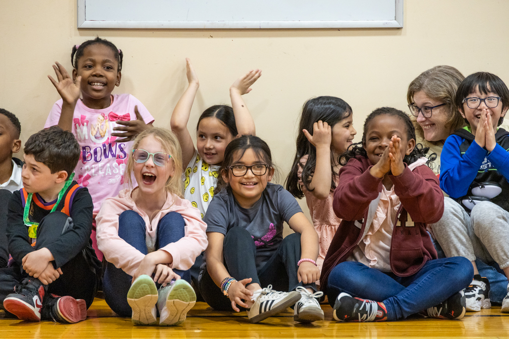 Students excited about the Hearts of Pine Soccer at Kaler