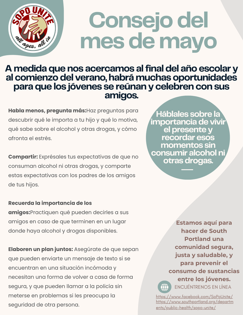 May 2026 Tip of the Month May 2026 - Spanish