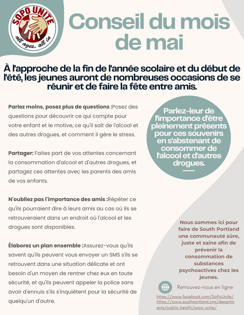 May 2026 Tip of the Month May 2026 - French