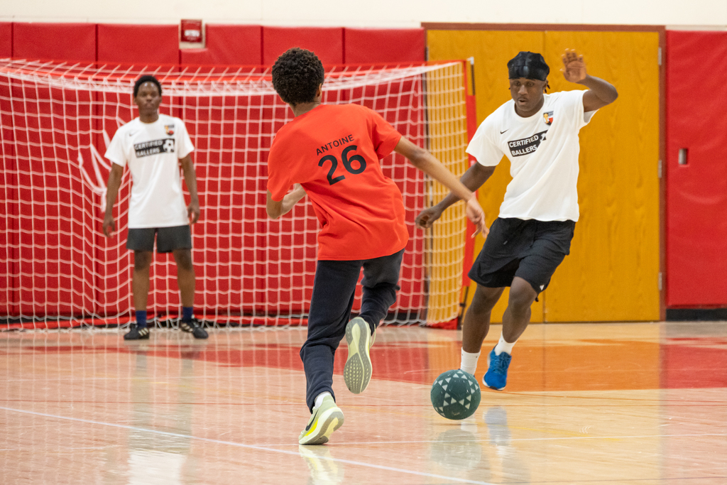 The Futsal Championship during the Culture Day Celebration at South Portland High School