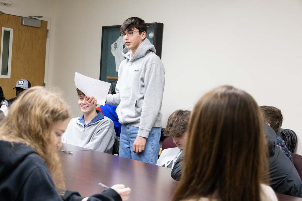South Portland Middle School students coming up with theme nights at the ballpark