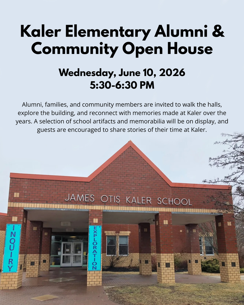 Kaler Alumni and Community Open House: Wednesday, June 10, 5:30-6:30 PM