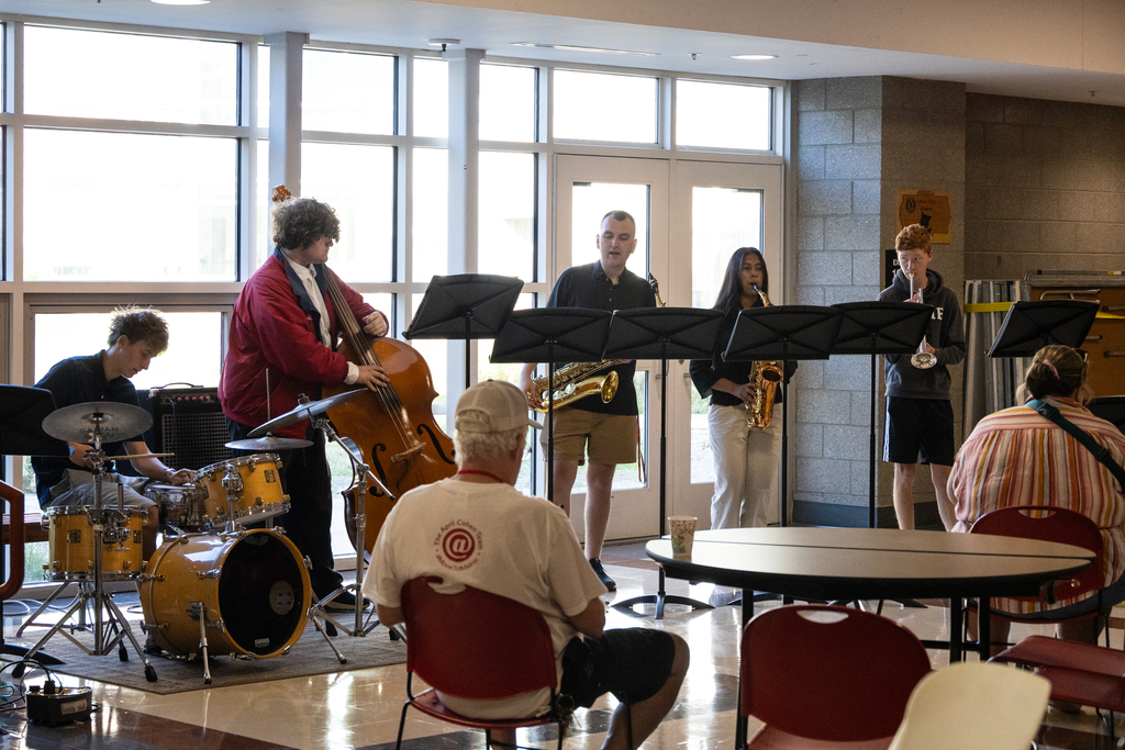 All Staff Welcome - Jazz Band performing
