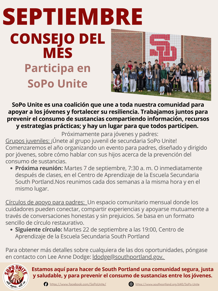 September 2026 SoPo Unite Tip of the Month - Spanish