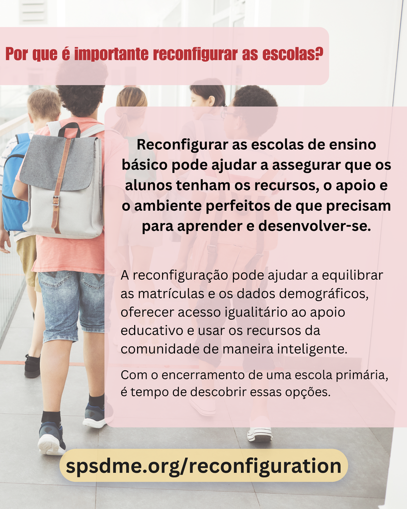 Why reconfigure schools? (Portuguese)