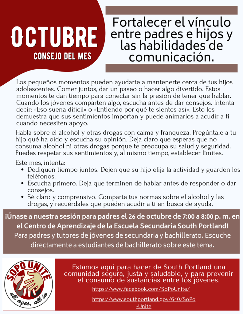 SoPo October 2026 Tip of the Month - Spanish