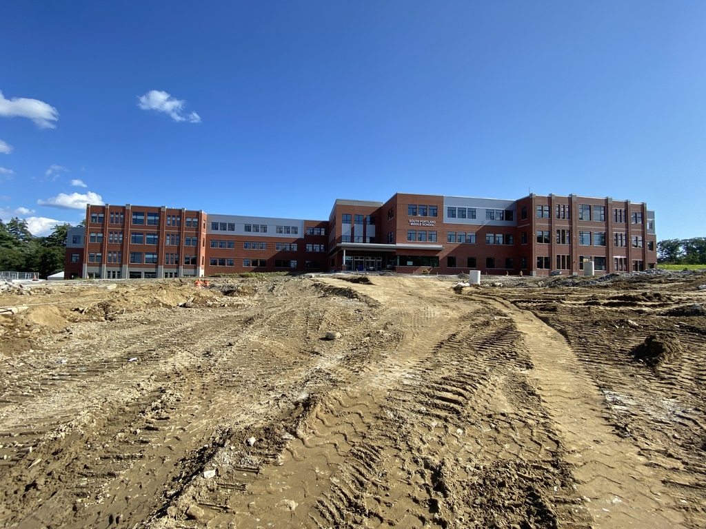 Construction at South Portland Middle School