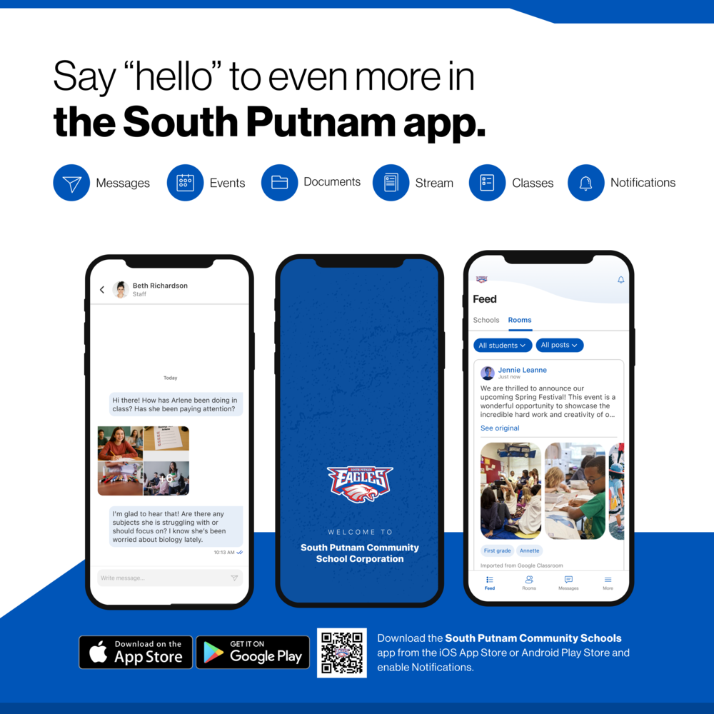 Say hello  to even more in the South Putnam app
