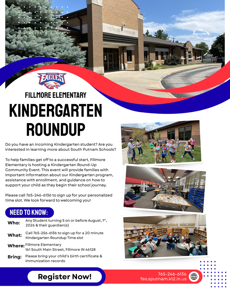 Do you have an incoming Kindergarten student?  Are you interested in learning more about South Putnam Schools?