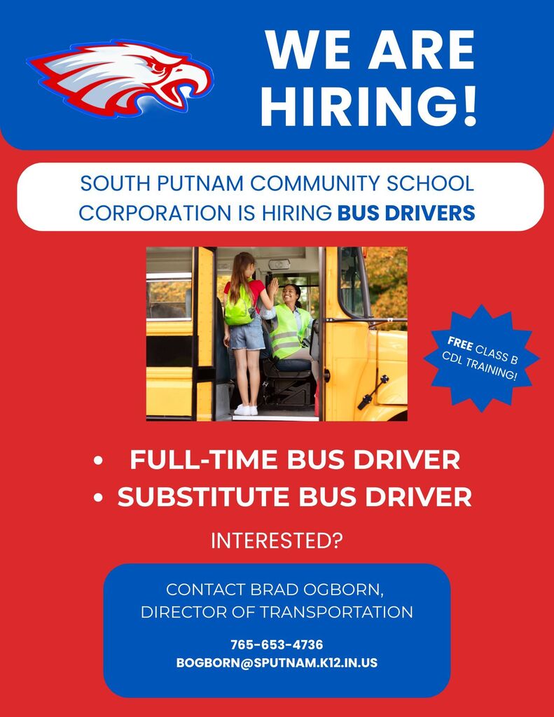 now hiring bus drivers