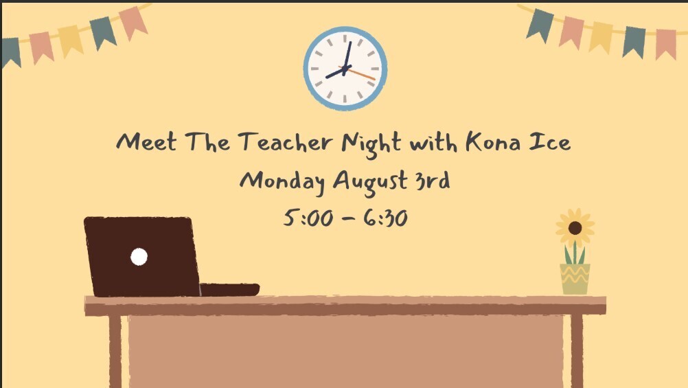Meet the Teacher Night with Kona Ice