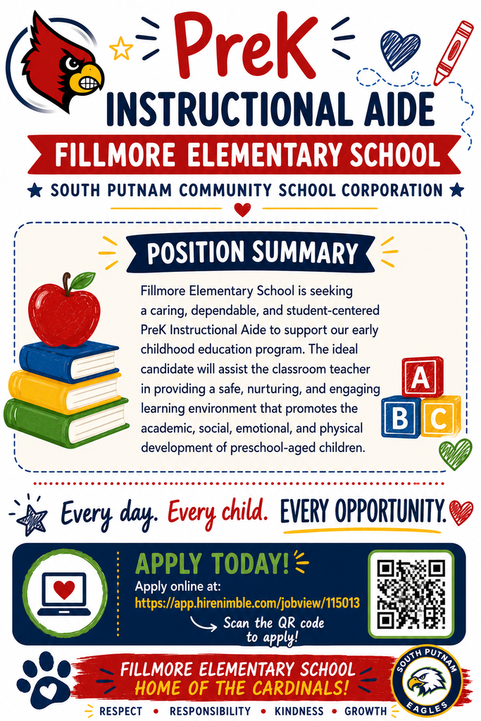 PreK Instructional Aide Position