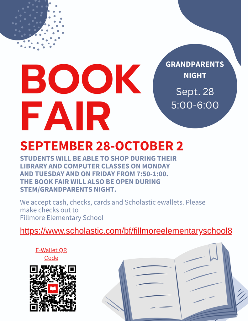 Upcoming Fillmore Elementary School event