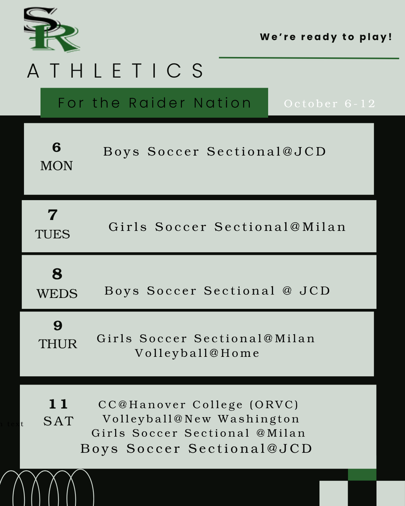 Athletic Schedule